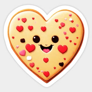 valentines day cookie Sticker